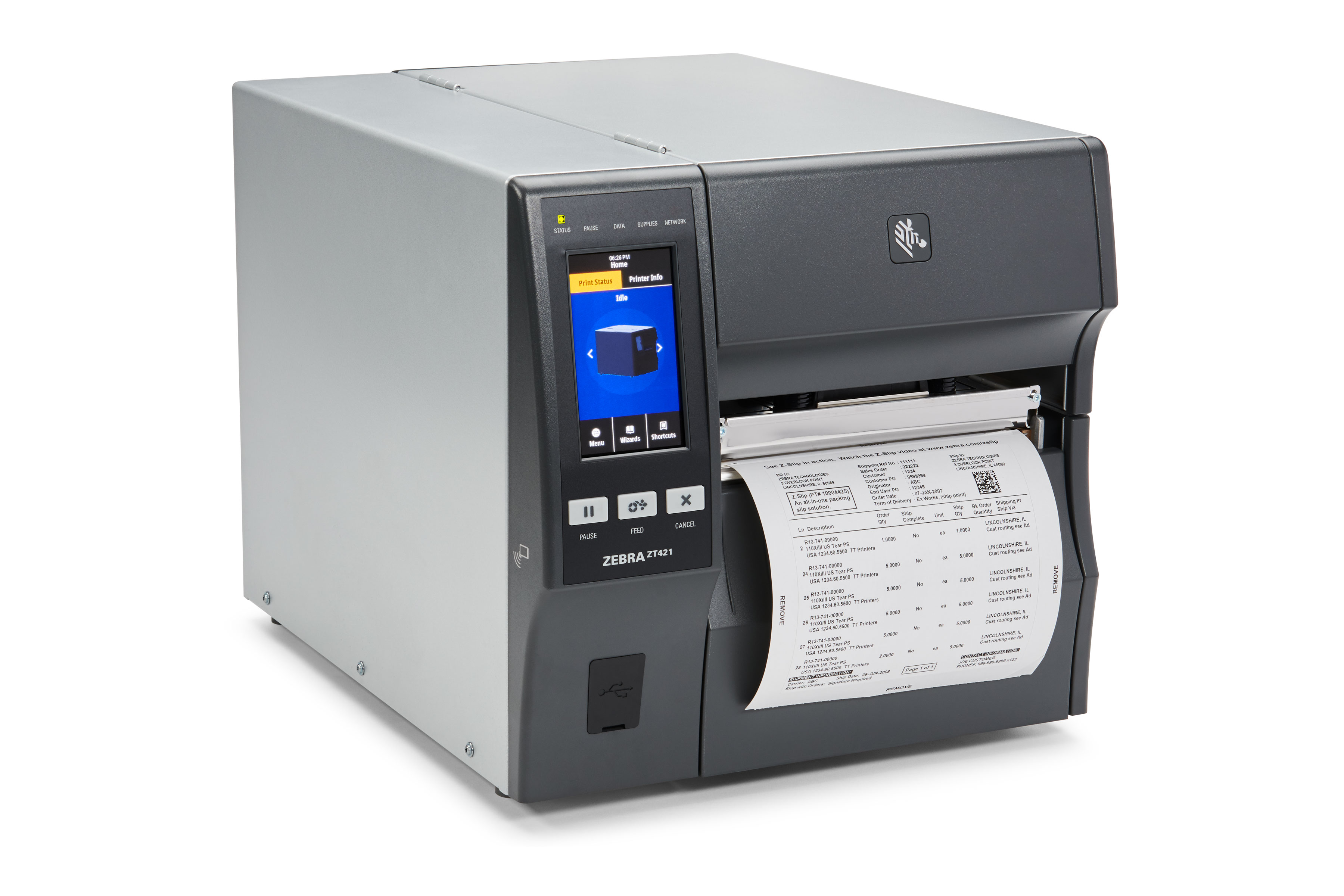 Zebra ZT411 300 dpi Industrial Barcode Label Printer